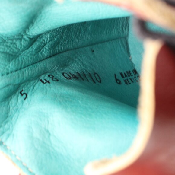 PS Kaufman Men’s 5 Women’s 6.5 Desert Distressed Boots Handmade Leather Mexico - Picture 3 of 13